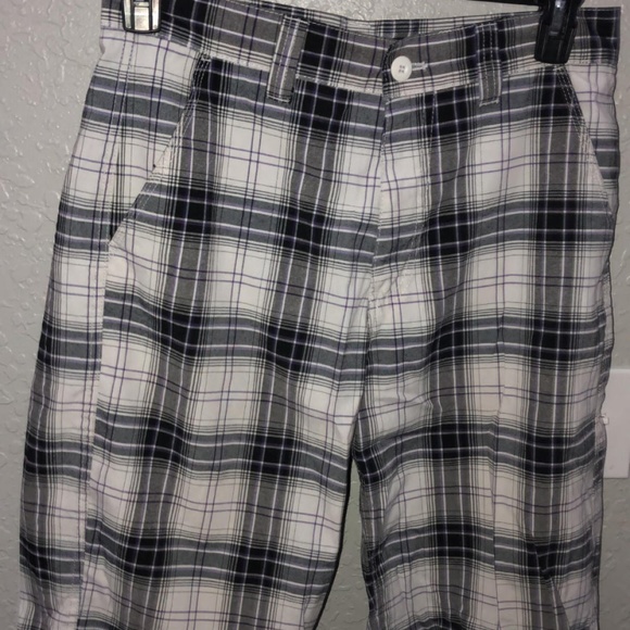 Men Plaid Shorts Size 32 Large Great Condition - Picture 1 of 4